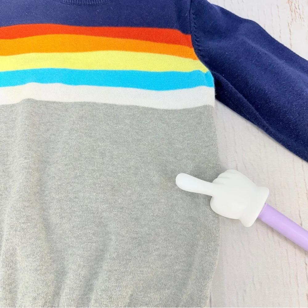 Children’s Place 2pc Sweater Bundle Emoji Rainbow Boys 3T‎